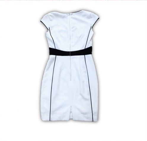 Vestido Blanco crema 36 H&M-2
