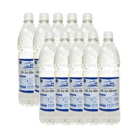 Pack agua pura De la Rivera 900cc x 10un-0
