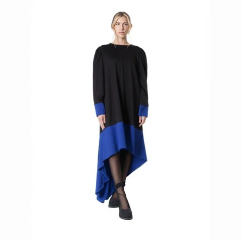 Vestido Negro/Azul 42 tabairur-0