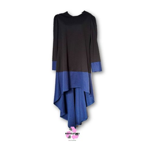 Vestido Negro/Azul 42 tabairur-1