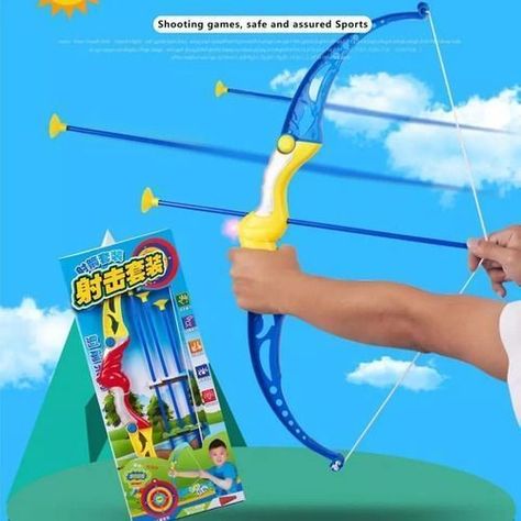 Arco Y Flechas Para Niño Juego De Tiro Niños-5