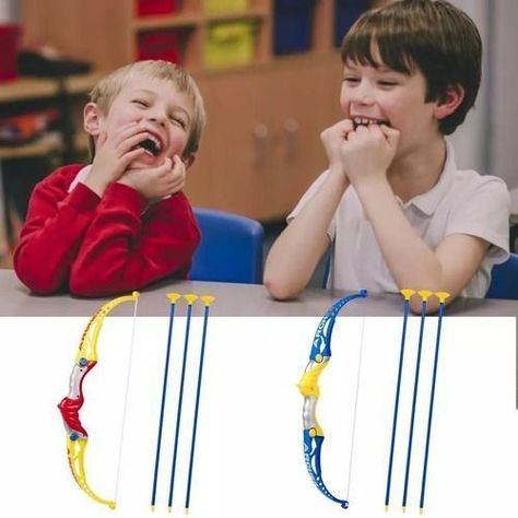 Arco Y Flechas Para Niño Juego De Tiro Niños-6