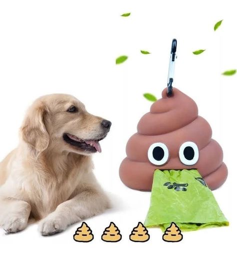 Dispensador De Bolsas Para Mascotas + 2 Rollos Bol-0