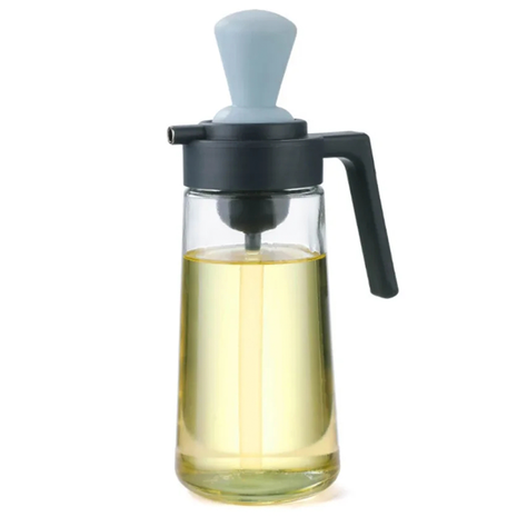 Dispensador Dosificador Aceite Vinagre 550ml + Brocha 2en1-0