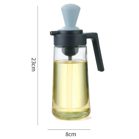 Dispensador Dosificador Aceite Vinagre 550ml + Brocha 2en1-1