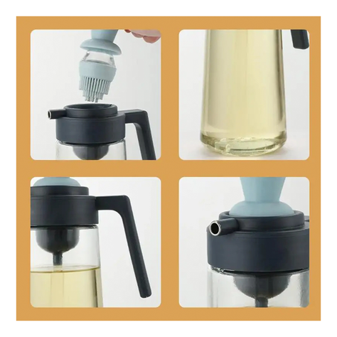 Dispensador Dosificador Aceite Vinagre 550ml + Brocha 2en1-5