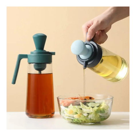 Dispensador Dosificador Aceite Vinagre 550ml + Brocha 2en1-6