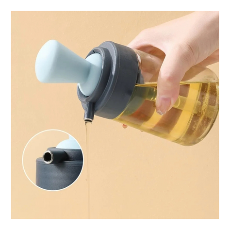 Dispensador Dosificador Aceite Vinagre 550ml + Brocha 2en1-7