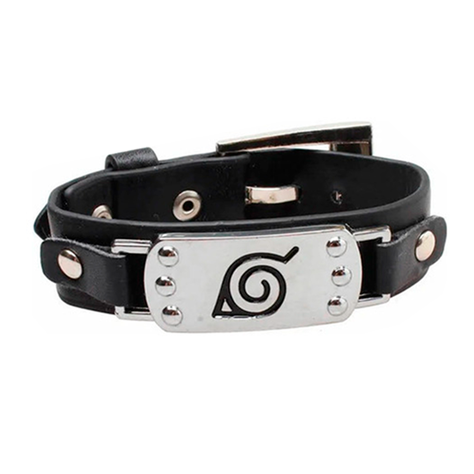 Set Naruto Anime Pulsera + Anillo + Daga Cosplay 3 Pcs-2