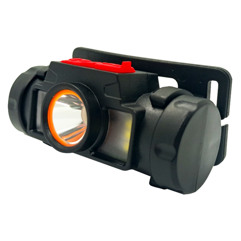 Linterna Led Minero Cabeza Cintillo Usb-0