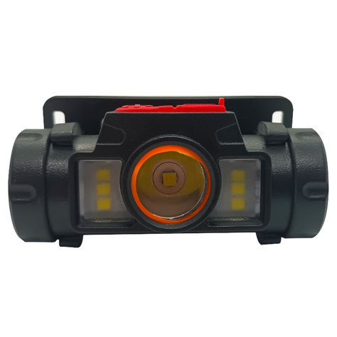 Linterna Led Minero Cabeza Cintillo Usb-3