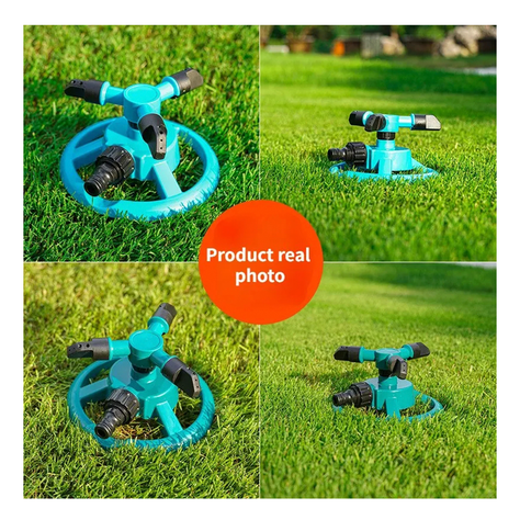 Aspersor Riego Automatico Cesped Jardin Regador Giratorio-3