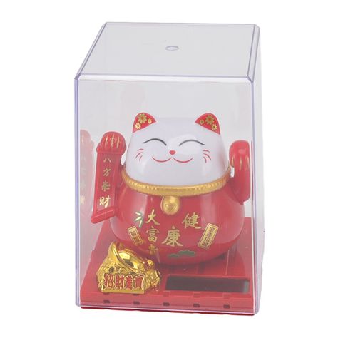 Gato De La Suerte Mueve Solar-2