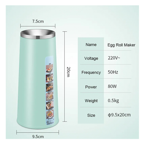 Maquina Para Hacer Rollos De Huevos Egg Roller-2