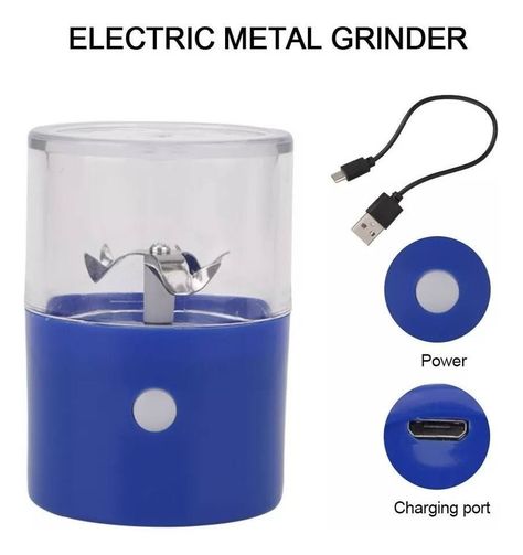 Moledor De Hierba Grinder Eléctrico Recargable Usb-5