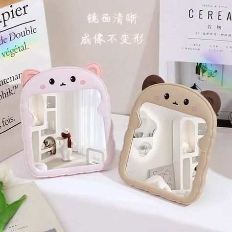 Espejo Maquillaje Plegable Kawaii Diseños-7