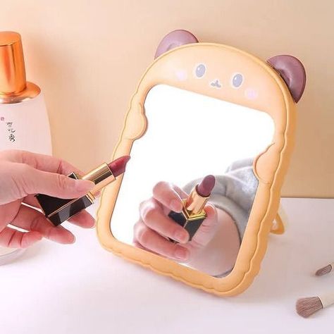 Espejo Maquillaje Plegable Kawaii Diseños-5