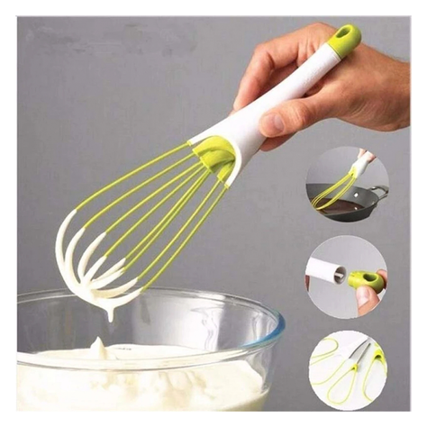 Batidor Manual Rotativo Para Huevos Reposteria Postres Torta-7