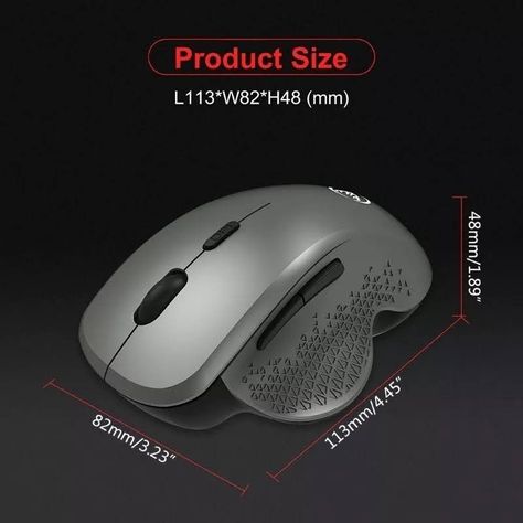  Mouse Inalmabrico 2,4 Ghz Portatil Usb 1600 Dpi 6-7