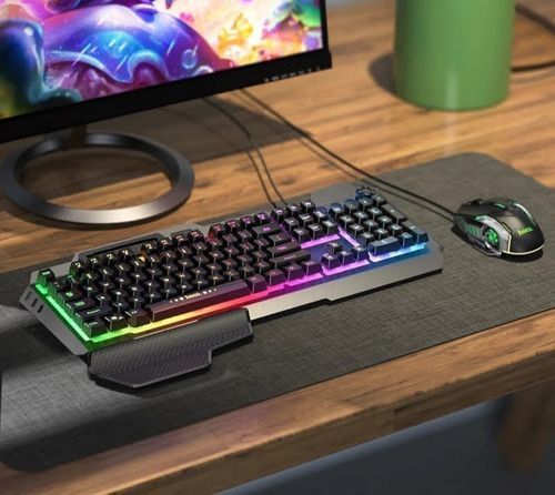 Teclado Gamer Rgb Panel Multimedia Weibo Usb -4