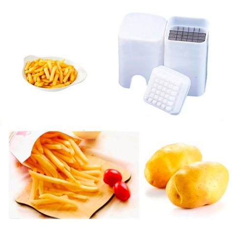 Cortador Papas Fritas Picador Papas Verduras Y Fru-0