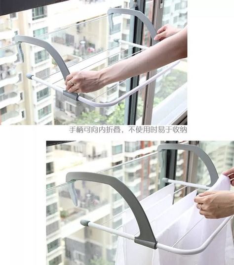 Tendedero Colgador De Ropa Plegable 68x40cm Balcon-4