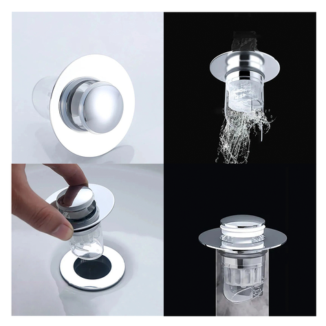 Filtro Tapon Para Ducha Fregadero Tapa Universal-5