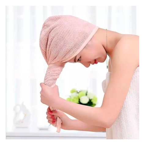 Gorro Toalla Microfibra Ducha Cabello Para Secar -3