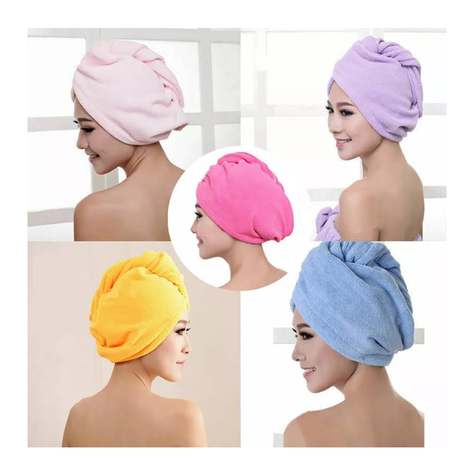 Gorro Toalla Microfibra Ducha Cabello Para Secar -6