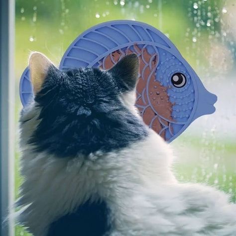 Lick Mat Comedero Lento Perros Gatos Alta Adherenc-5