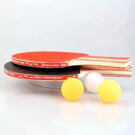 Set Juego Dos Paletas Raquetas Ping Pong + 3 Pelotas Clase B-5