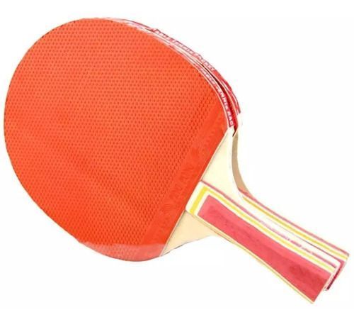 Set Juego Dos Paletas Raquetas Ping Pong + 3 Pelotas Clase B-4