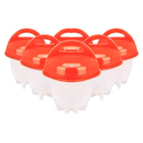 Set 6 Hervidor De Huevos De Silicona Para Cocina-0