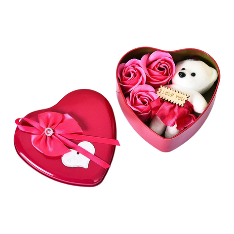  Oso Peluche Regalo San Valentin Corazon Amor Rosa-1