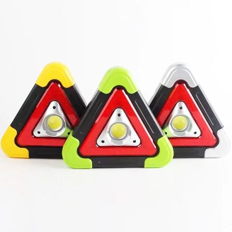 Triangulo Led Recargable De Emergencia Multifuncional-0