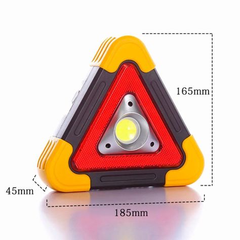 Triangulo Led Recargable De Emergencia Multifuncional-1