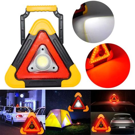 Triangulo Led Recargable De Emergencia Multifuncional-3