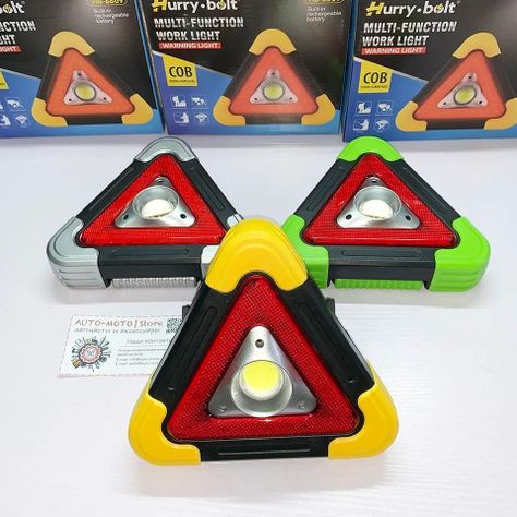 Triangulo Led Recargable De Emergencia Multifuncional-4