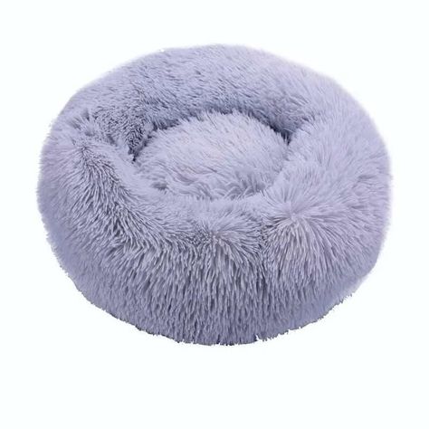 Cama Para Mascotas Perro Gato Antiestrés Felpa Talla M 50cm-0
