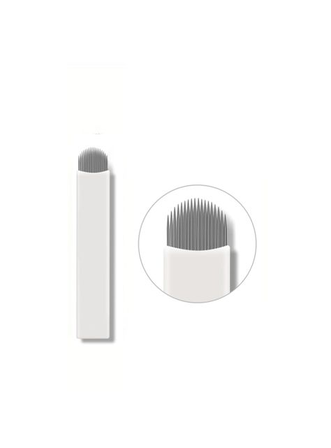 Pack 10 Agujas Tebori Microblading Blanco 16U-0