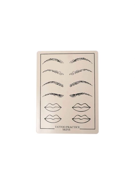 Piel Sintética De Practica Micropigmentación Cejas Y Labios-0