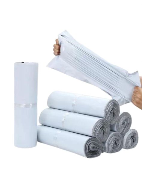 Pack 100 Bolsas Courier Embalaje Autoadhesivo 25x31cm Blanco-0
