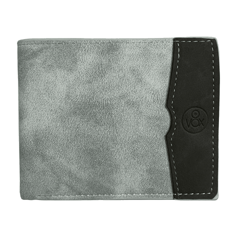 Billetera Ecocuero Azul Negra-1