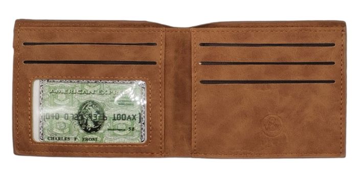 BILLETERA GAMUZA CAFE CLARO VOX (66838C)-1