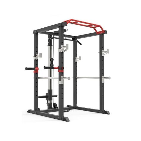 Jaula Multifuncional Power Rack R300 Gym Con Poleas-1
