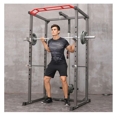 Jaula Multifuncional Power Rack R300 Gym Con Poleas-2