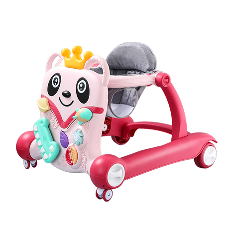 Andador Bebe Caminadora Plegable Antivuelco 360°-0