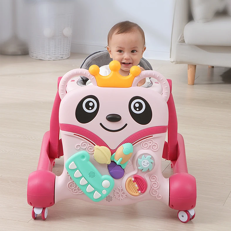 Andador Bebe Caminadora Plegable Antivuelco 360°-1