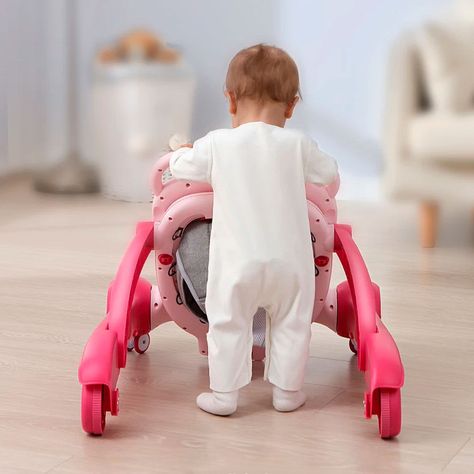 Andador Bebe Caminadora Plegable Antivuelco 360°-3