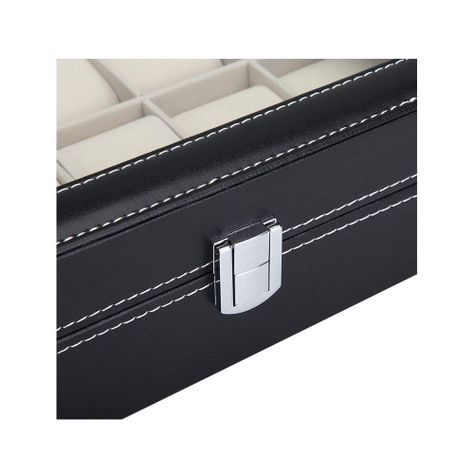 Caja Estuche Organizador de 12 Relojes de Lujo-5